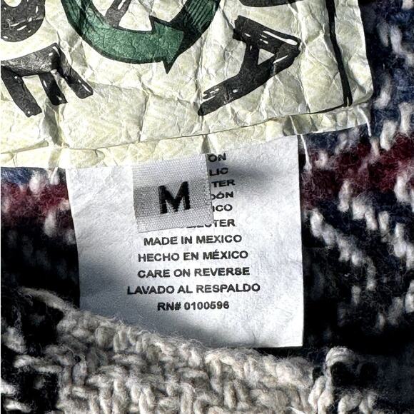 Baja Joe multicolored knitted hooded long sleeve sweater Size Medium - Picture 7 of 12